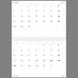 EMA: buňkový dvouměsíční přehled (plánovač)