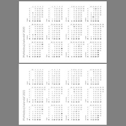 EMA: přehledová kalendária